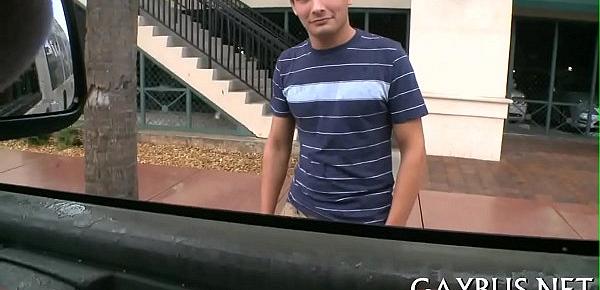 Lusty transaction with juvenile gay
